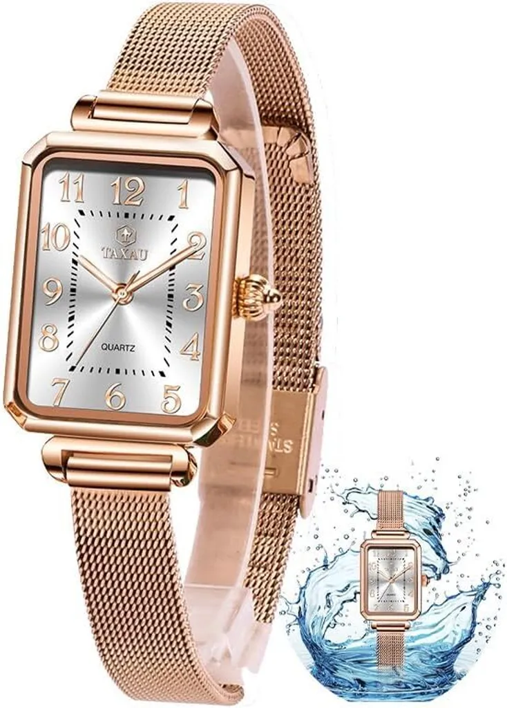 Orologio Donna Quadrato Compatto - Elegante e Regolabile per Business