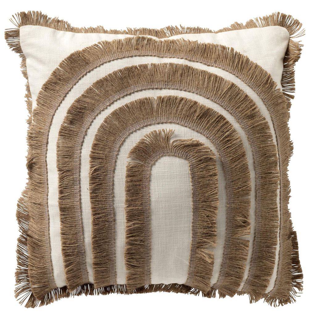 Dutch Decor Kissenbezug Marina 45x45 cm Braun