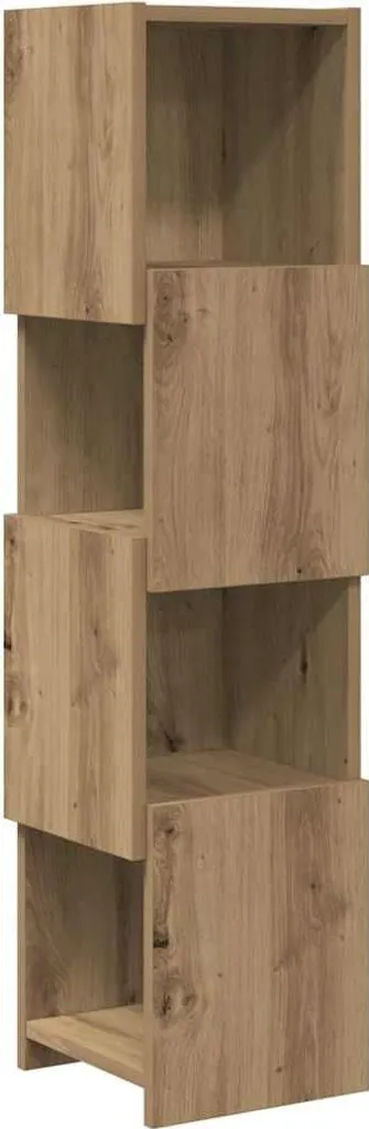 Armadio Angolare 25,5x102cm vidaXL - Legno Bianco Montaggio Facile
