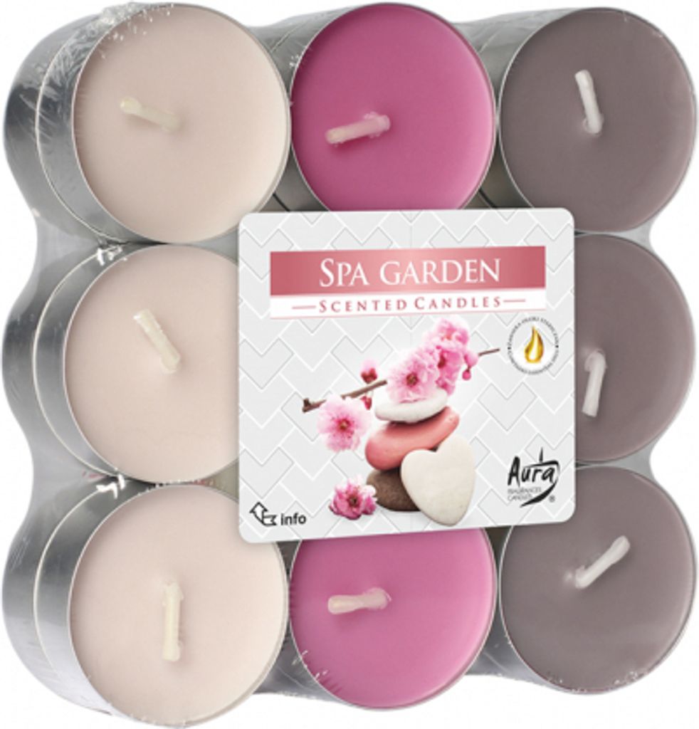 Bougie chauffe-plat parfumée SPA GARDEN 18pcs Image du produit 