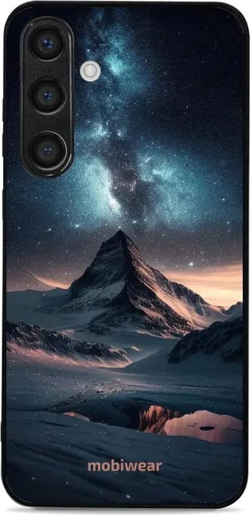 Handyhülle für Galaxy S24 Plus, Mobiwear Glossy Case, Nachtberg