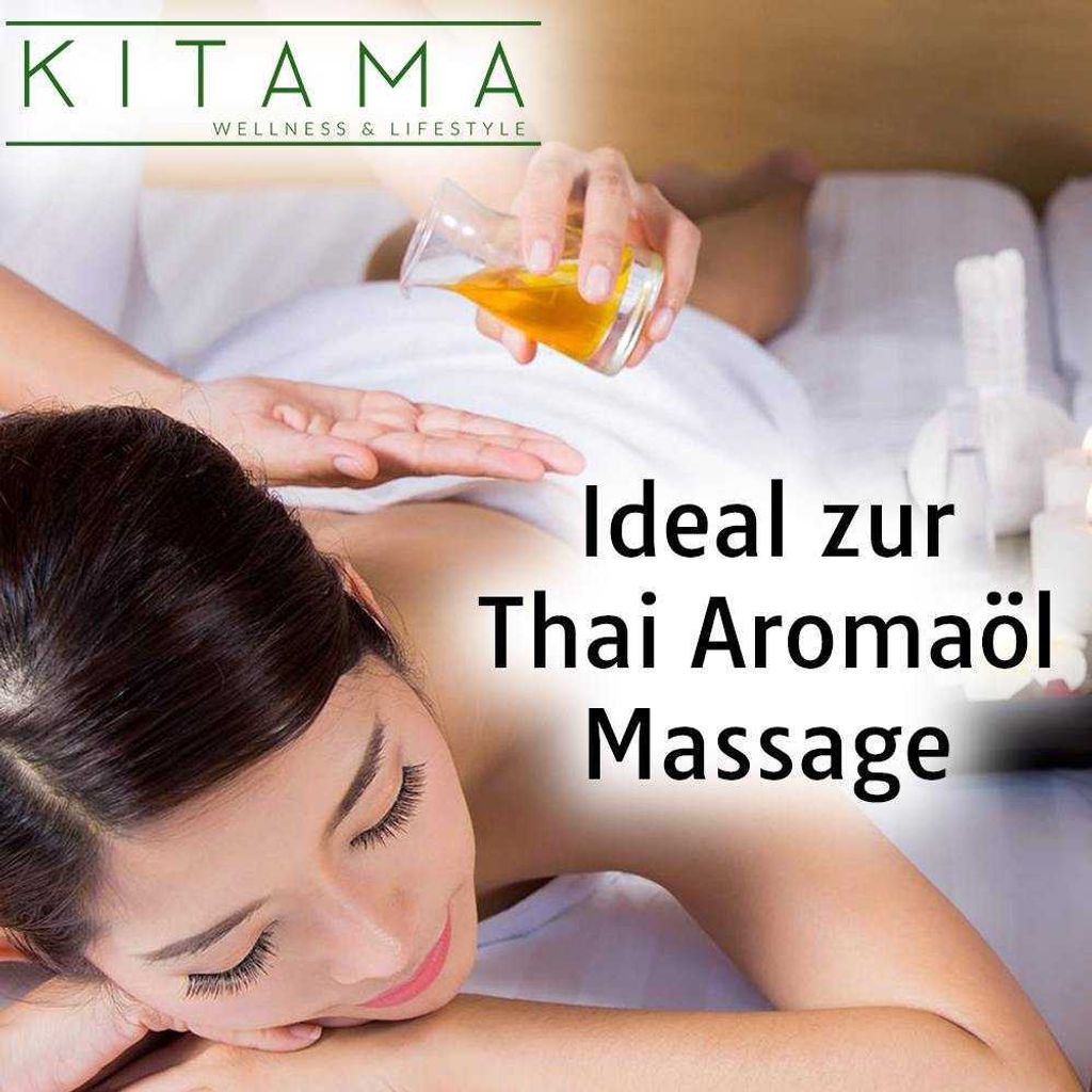 Kitama Massageöl Aroma Set 6 x 500ml - Aroma Jasmin, Rose, Produktbild 2