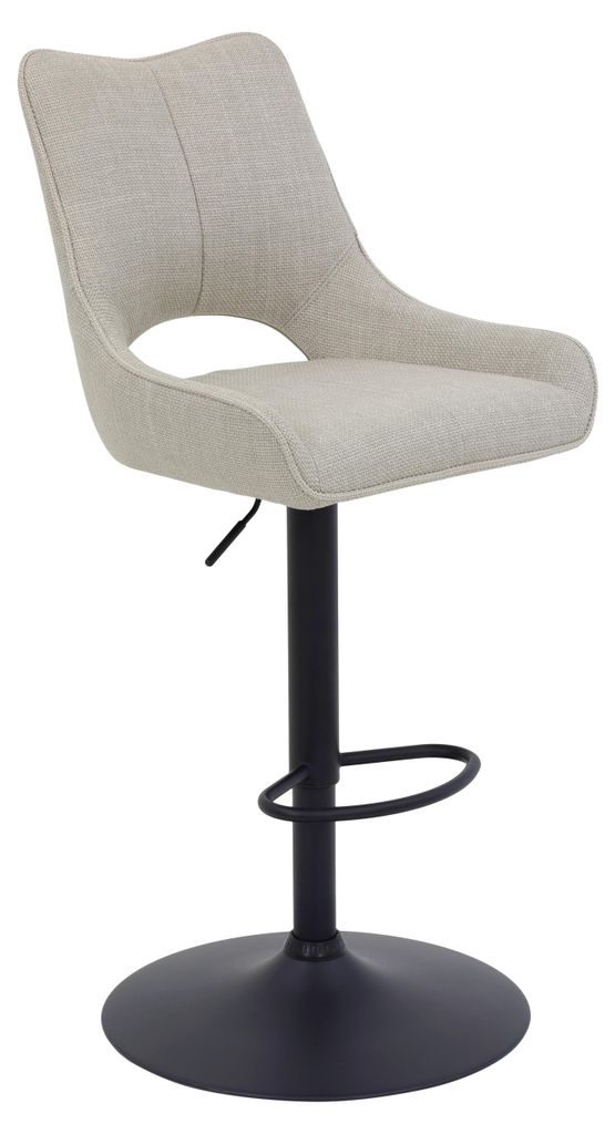 Barhocker HARPER HOPKINS BHT 50x96x57 cm beige Barstuhl Tresenstuhl