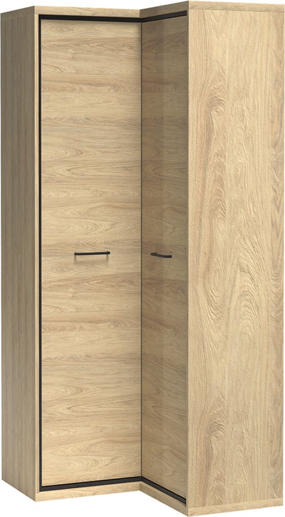 Eckkleiderschrank, Eiche, MEGARA-161
