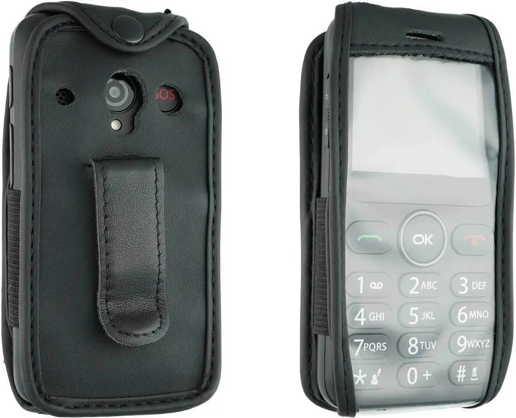 Custodia Cintura Alcatel 3085X Robusta | Fondina Pelle Anti-Urto