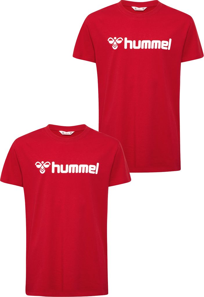 hummel 2er-SET T-Shirt mit Logo aus Baumwolle Größe: 140