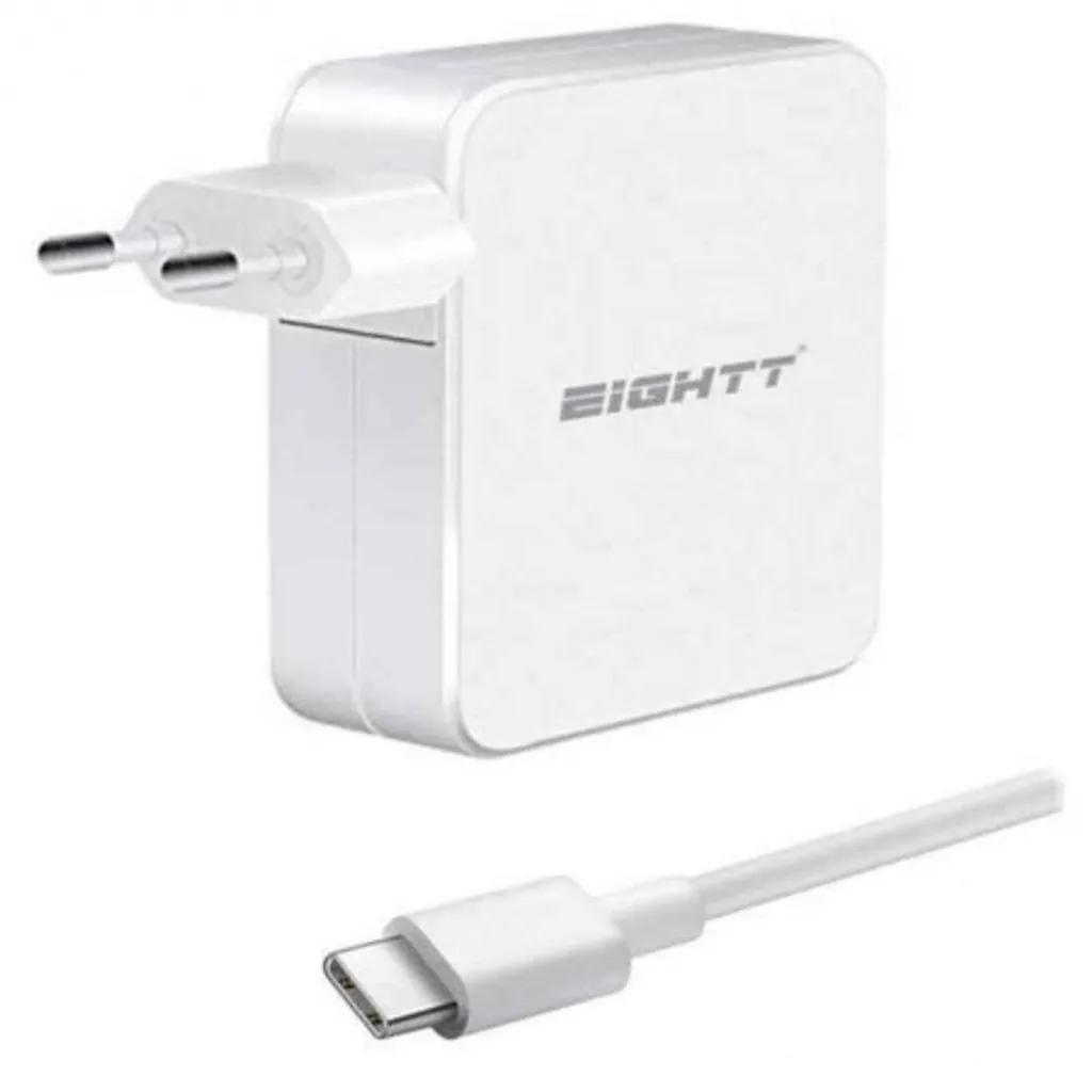 Chargeur Eightt Universal Type C 65W 5-20V 3.25A pour Ordinateur Portable