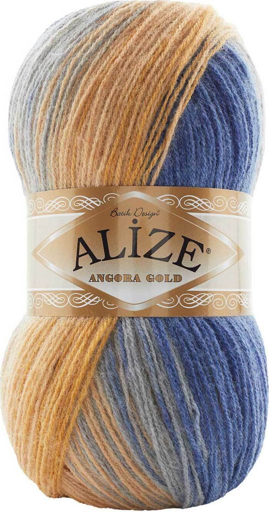 Alize Angora Gold Batik 100g Farbverlaufsgarn 20% Wolle Winterwolle Häkelgarn