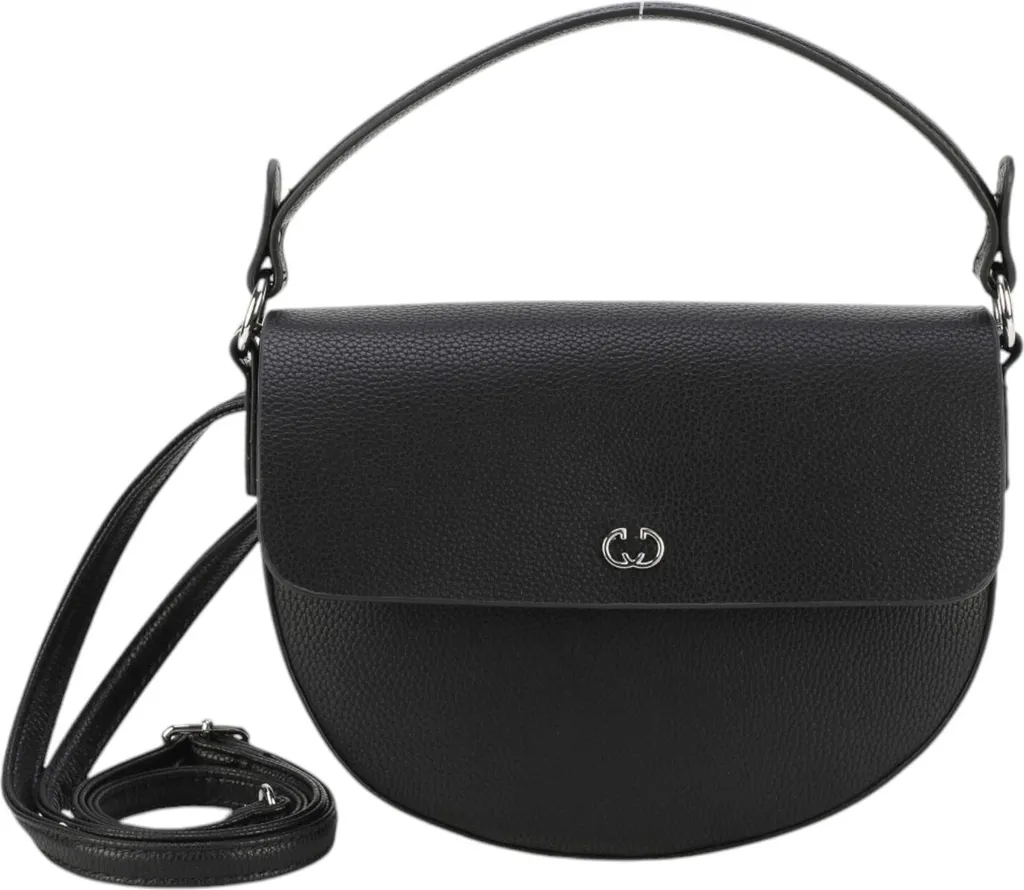 Sac à main bandoulière noir anti-bazar pour retrouver vos clés