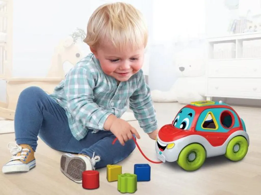 Coffret Éveil Bébé Voiture de Tri de Formes et Couleurs Clementoni - 8