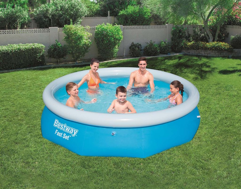 Bestway Fast Set Aufblasbarer Swimmingpool Rund 305x76 cm Produktbild 27