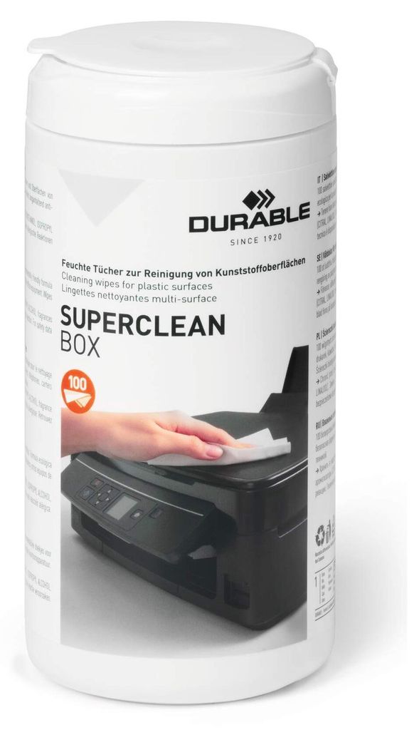 DURABLE ?ciereczki do czyszczenia powierzchni plastikowych Zdjęcie produktu 