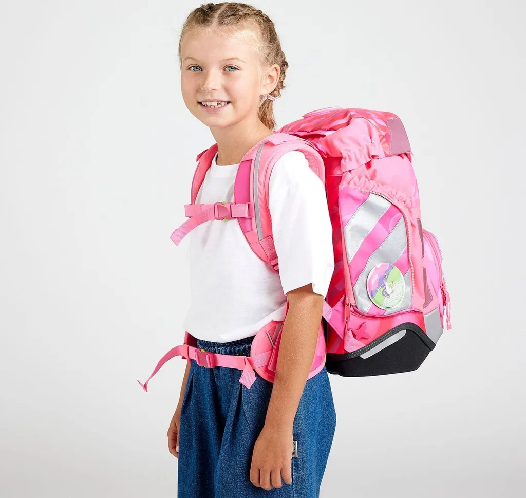 Fini le mal de dos avec le Sac d'école ergobag Neon Pack-Set Ergonomique - 9