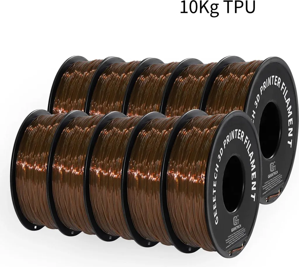 Consommable Impression 3D en TPU Flexible 1.75 mm Couleur Marron