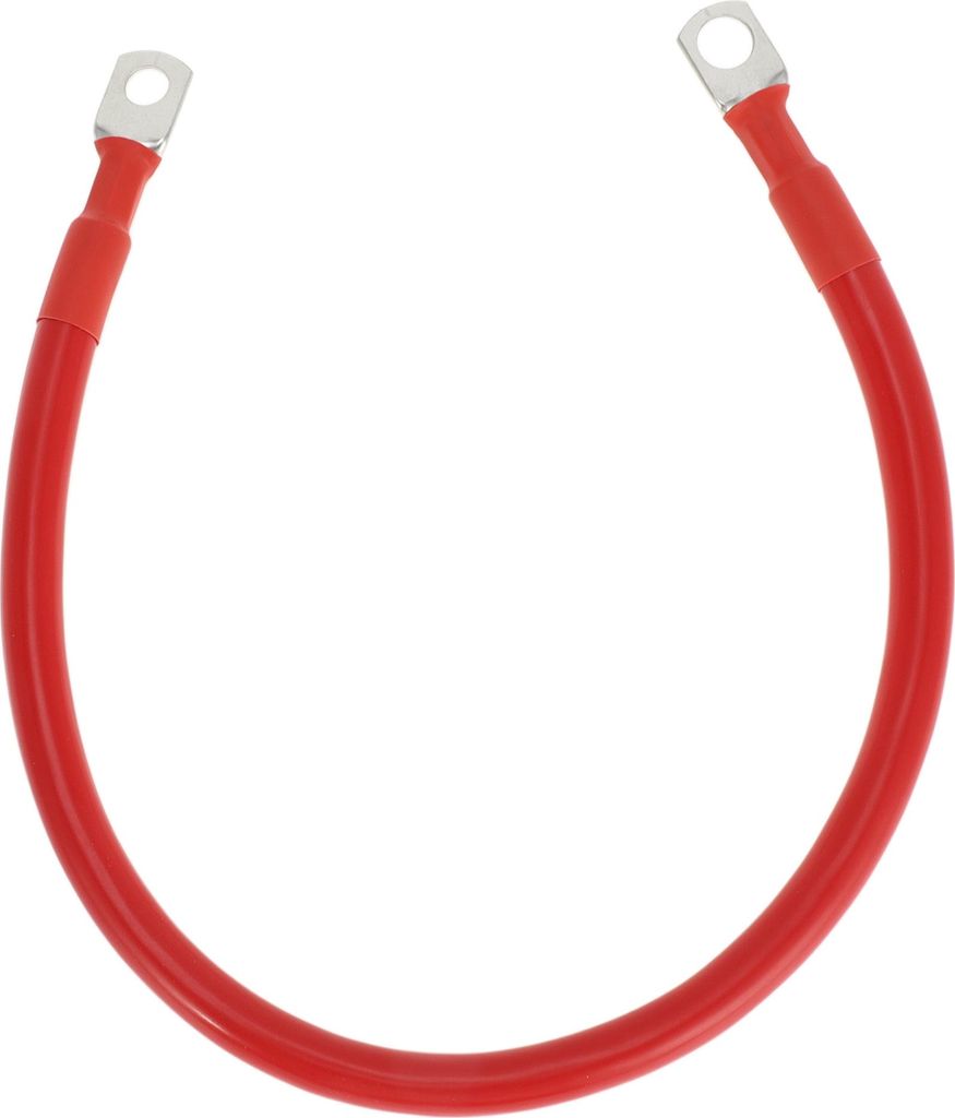 1 Stk. Batterie-Wechselrichterkabel 2 AWG Gauge 1,5FT 3/8" Lug 5/16" Lug Batteriekabel Universal für Auto Fahrzeug Boot Wohnmobil Solar verzinntes...