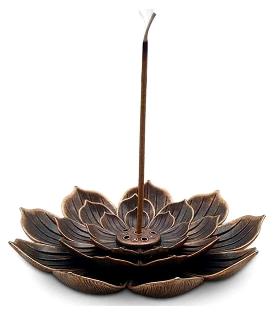 Lotus Räucherstäbchenhalter, mehrlagig, für drinnen und draußen