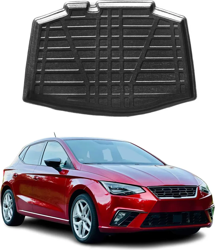 Vasca Baule Premium Seat Ibiza 2017-2021 | Gomma TPE Nero Satinato