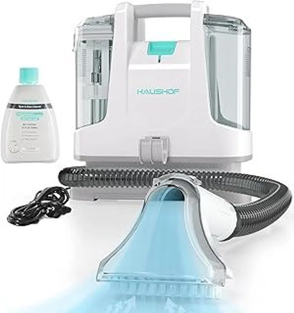 HAUSHOF StainZapper Aspirapolvere Lavamoquette 400W per Divani e Auto