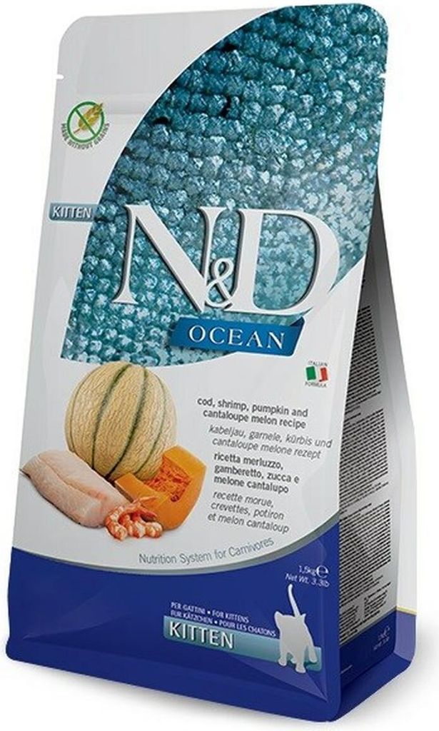 N&D Ocean Kätzchenfutter Kabeljau 1,5 kg