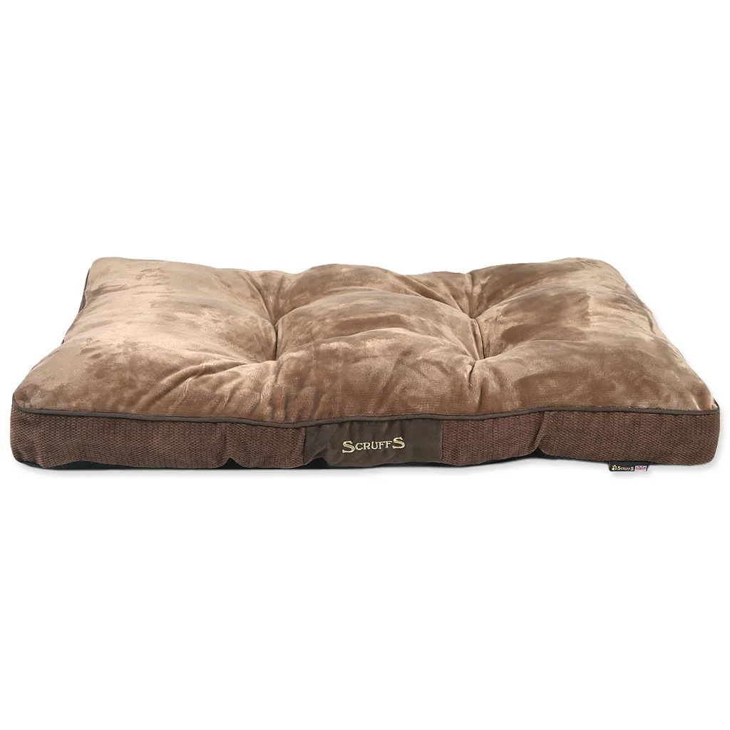Lit pour chien Chester Scruffs & Tramps marron L 1161 moelleux et chic
