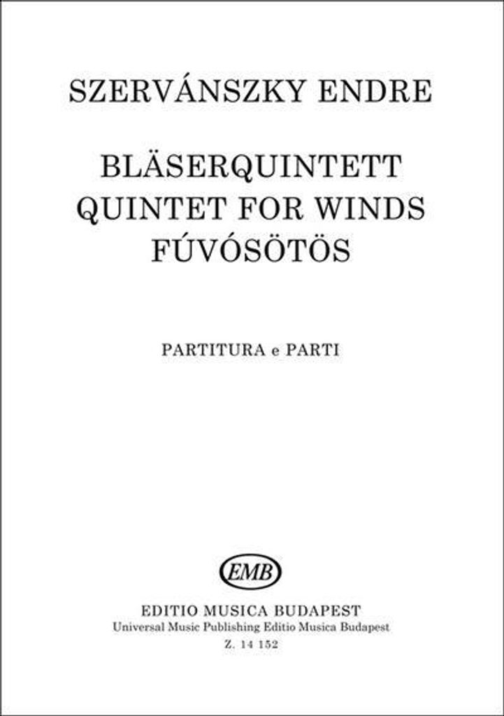 Quintett Nr.1 für Flöte, Oboe,Horn, Klarinette und Fagott
