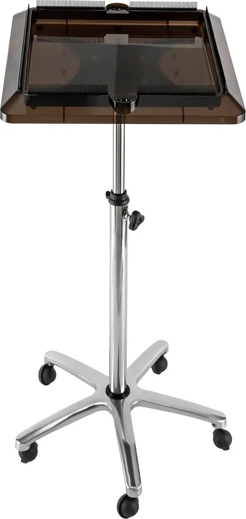 Chariot pour perruques pour salon de coiffure avec support accessoires