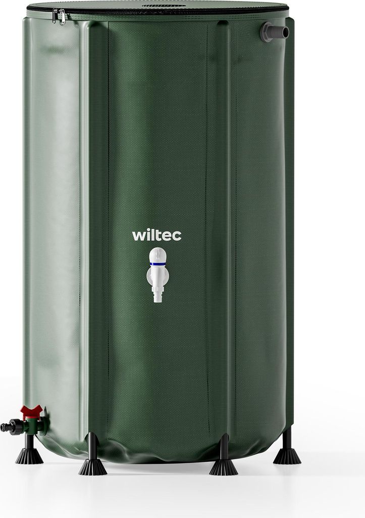 Wiltec Récupérateur eau de pluie pliable 250 litres, Image du produit 