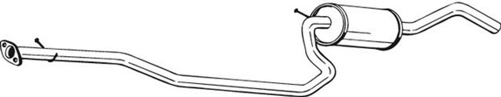 Bosal Mittelschalldämpfer 286-955