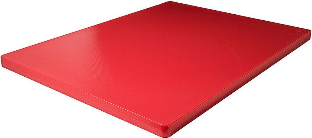 HACCP Schneidbrett, 61x46 cm, ohne Füßchen, schwere Qualität, Variante wählbar : Rot Variante: Rot