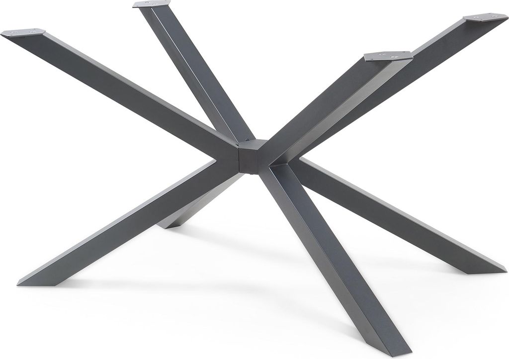 Tischgestell ‘Bemeenel’ 120 x 75 x 72 cm Tischbeine für Esstisch Schreibtisch Stahl Schwarz