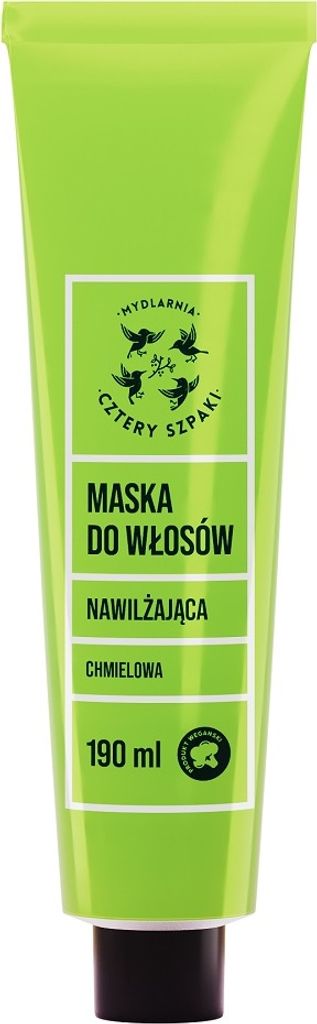 Mydlarnia Cztery Szpaki Nawilżająca maska do włosów Chmielowa, 190 ml