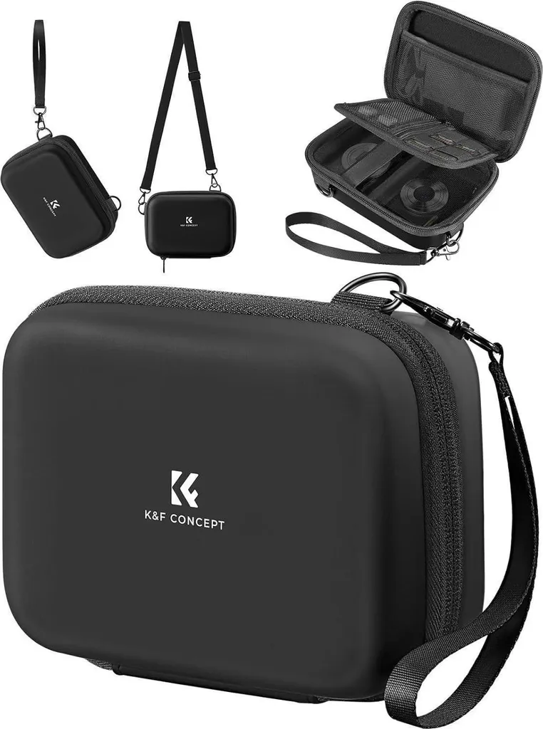 Housse de protection pour appareil photo - Coque rigide Eva Noire antichoc