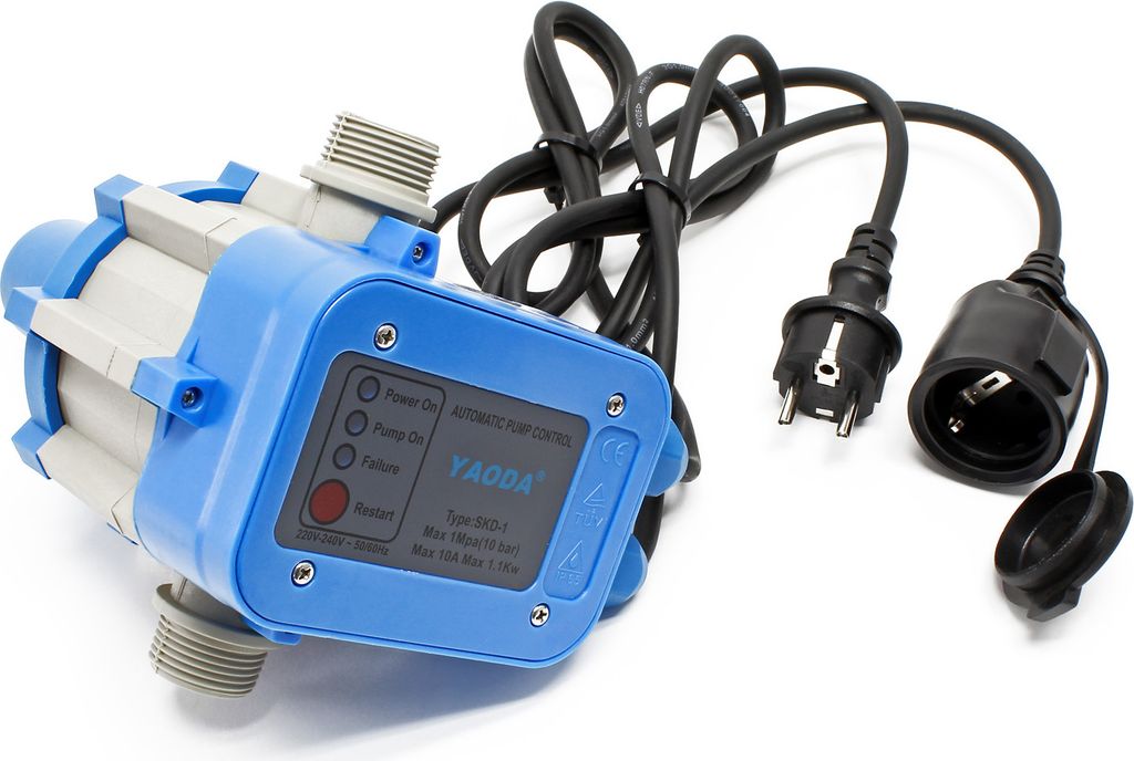 Tlakový spínač Wiltec s káblom SKD-1 230V do 10 barov, Obrázok produktu 