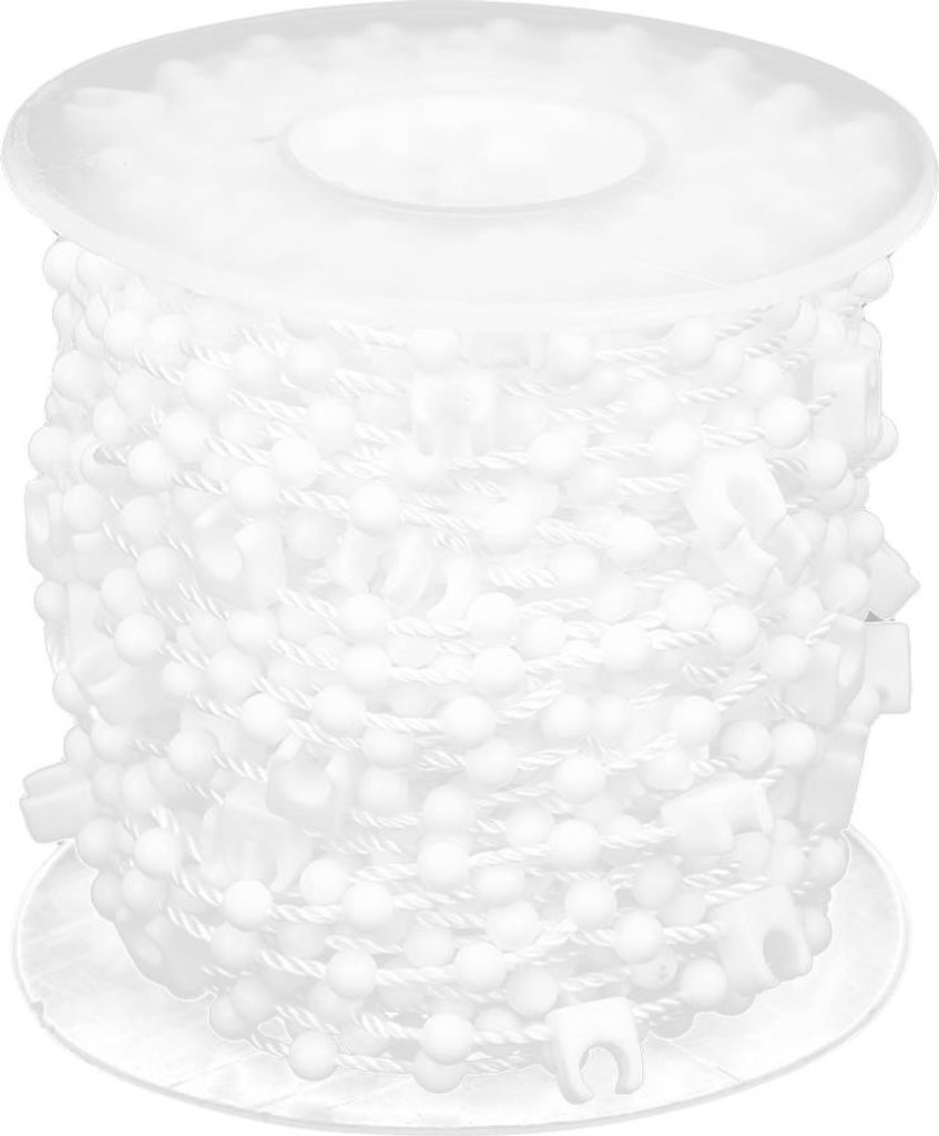 10 m lange vertikale Jalousiekette mit Perlenanhänger, Rollokette, DIY-Heimdekoration, Vorhangzubehör, Ersatzteile, 10 m