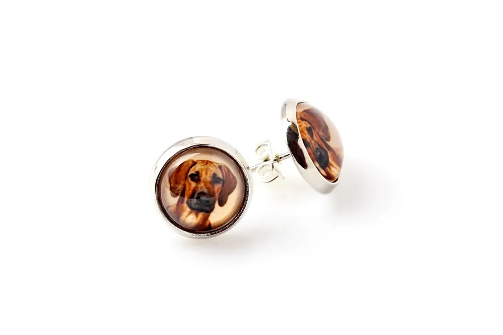 Orecchini Personalizzati Rhodesian Ridgeback - Regalo per Amanti Cani - 2