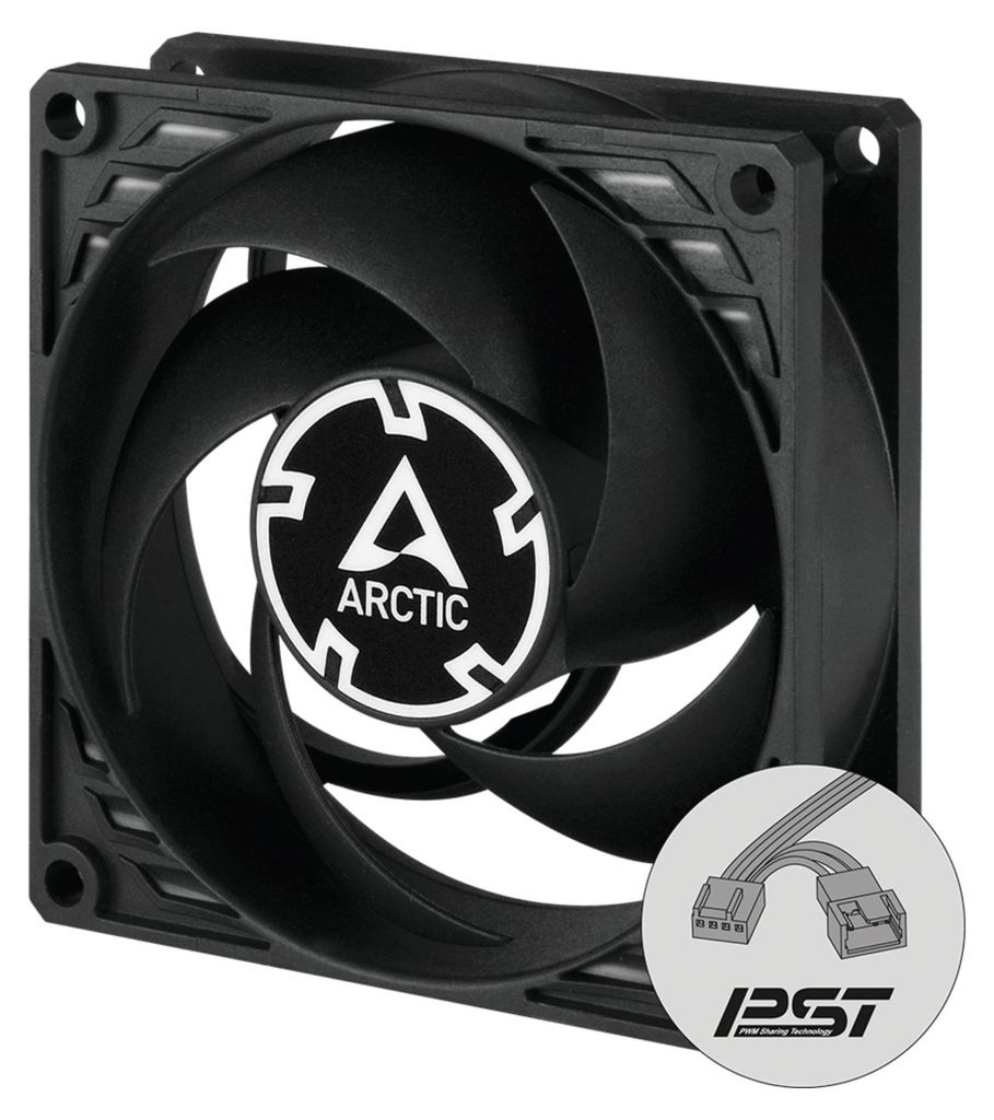 ARCTIC P8 PWM PST - Ventilatore da 80 mm ottimizzato per la Immagine del prodotto 