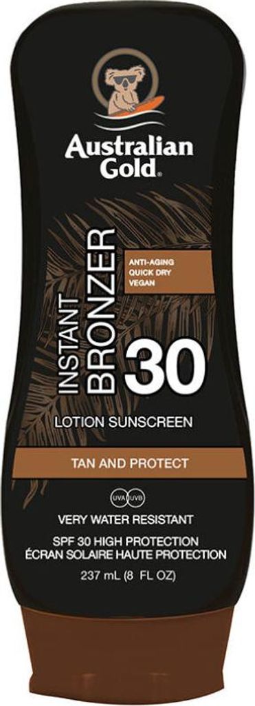 Sonnenschutzlotion, Australian Gold, Bronzer LSF 30, Produktbild 