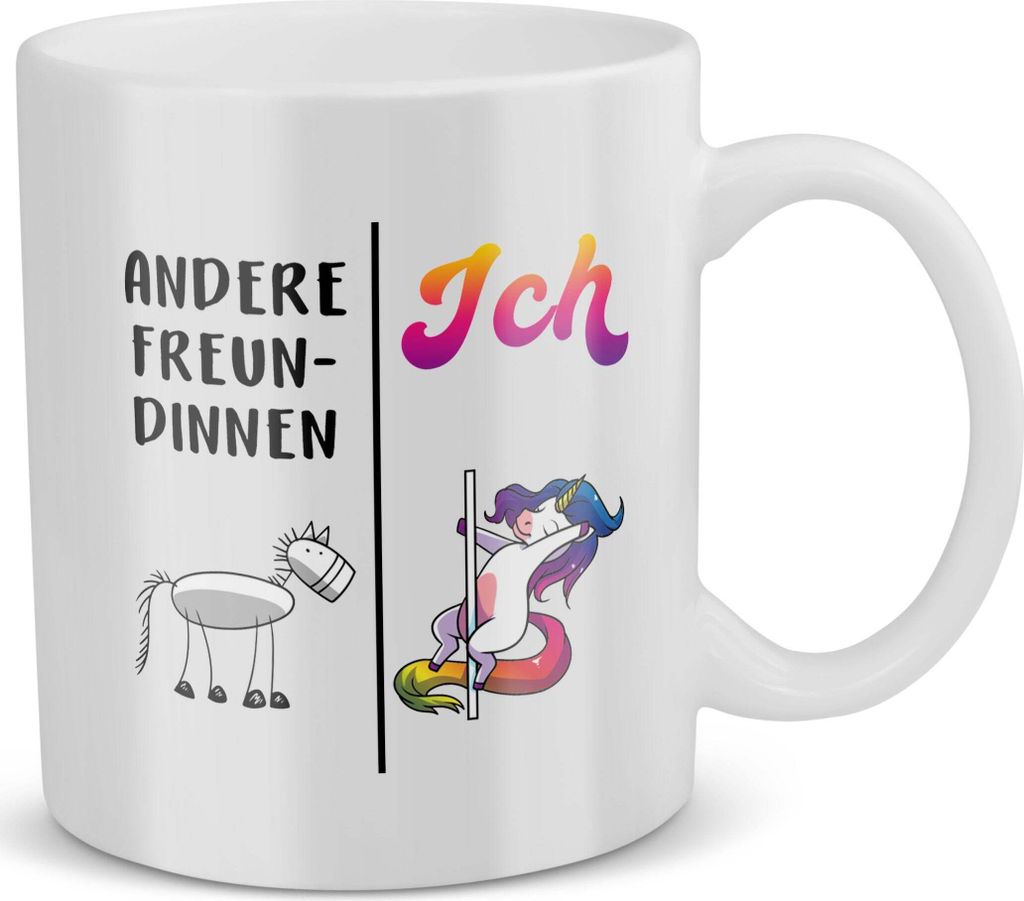22Feels Freundin Geschenk Jahrestag Tasse für Sie Valentinstag Frauen 1 Jahr Weihnachten Geburtstag Geschenkidee Kaffeetasse Liebe Paar Beziehung