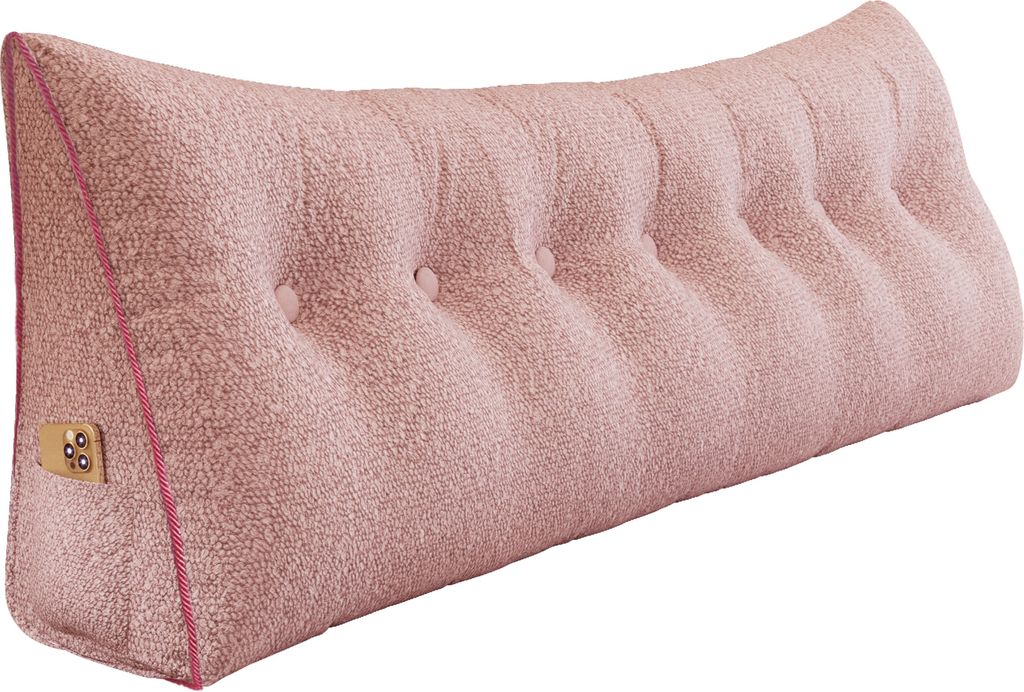 Ergonomický sametový polštářek pod čelo postele, polštářek Obrázek produktu 