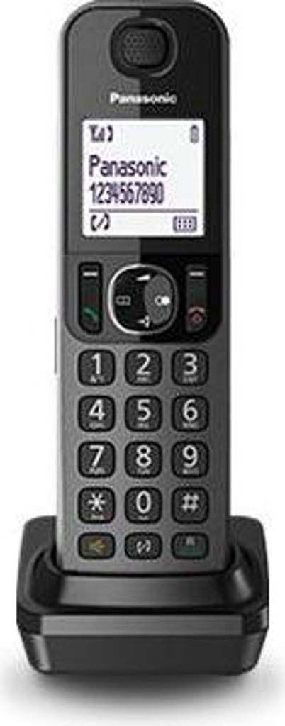 Panasonic KX-TGFA30EXM, zwart, LCD-scherm, 103 x 65 pixels, Productafbeelding 
