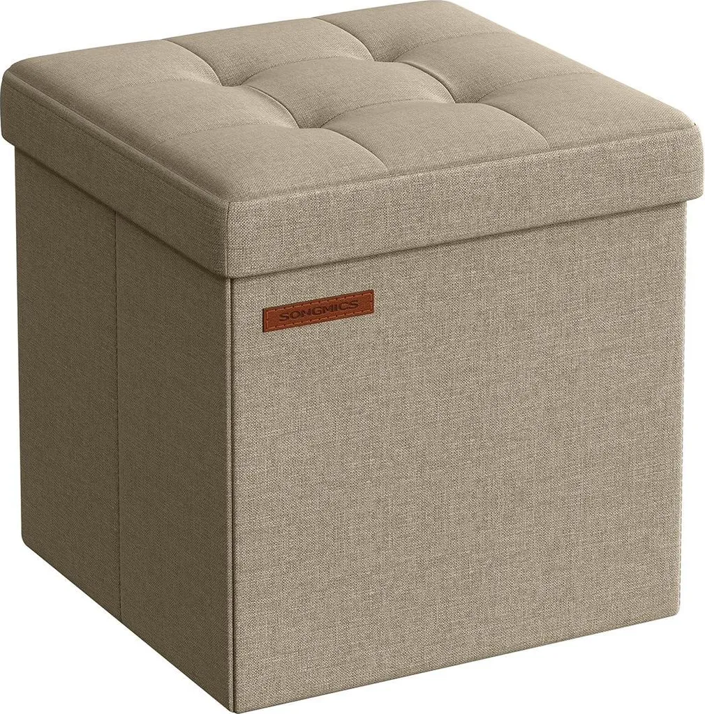 Tabouret coffre pliant pour ranger vos objets et gagner de la place