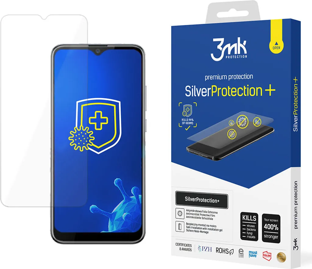 3mk SilverProtection+ per HTC Wildfire E2: Pellicola Antibatterica