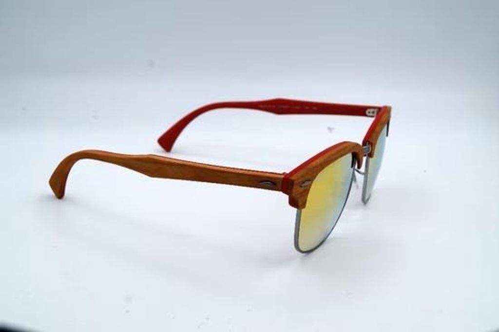 Ray Ban Clubmaster Wood RB3016 Herren-Sonnenbrille
