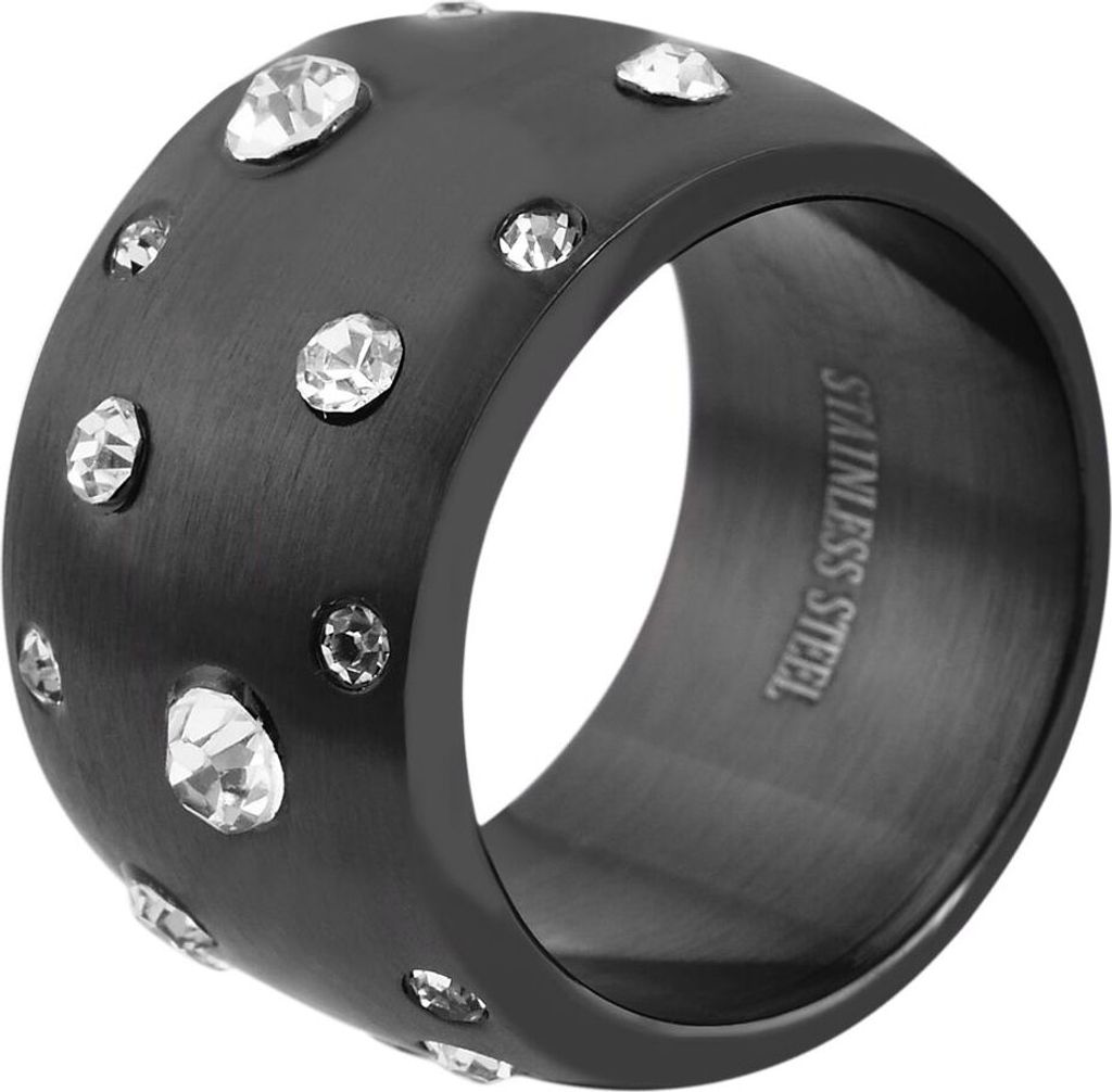 Akzent Damen-Ring aus Edelstahl