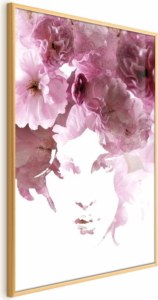 Posterpapier Poster - Flowery Gaze 60x90 cm Menschen h-C-0128-ao-a