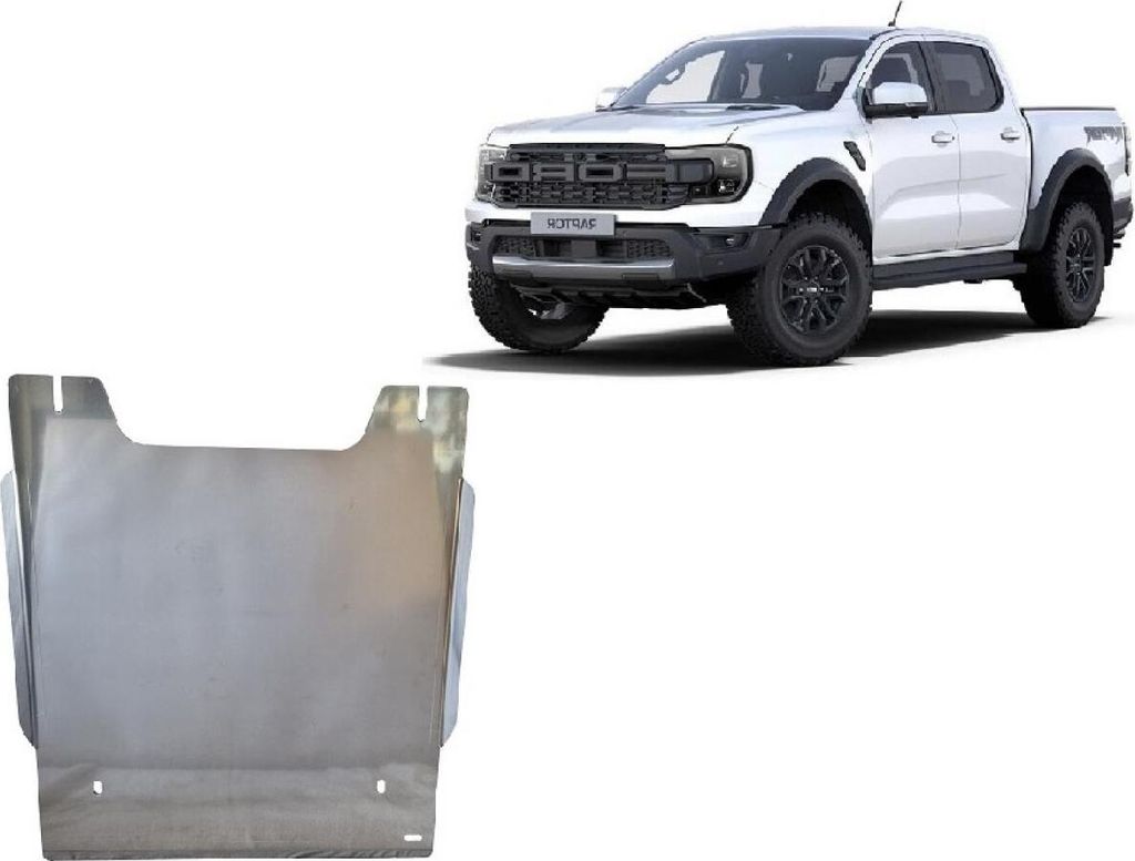 Stahl Unterfahrschutz für Differential Ford Ranger Raptor – Aluminium