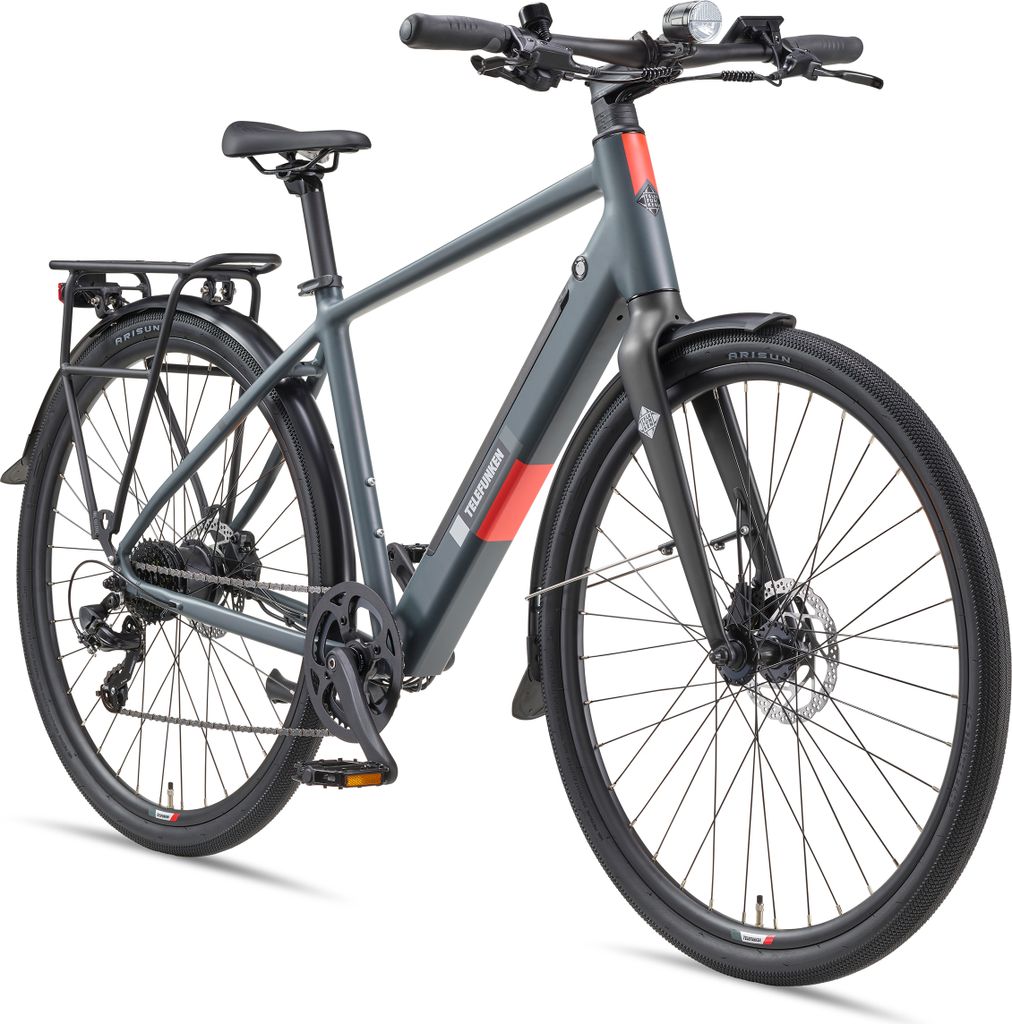 Telefunken Urban E-Bike Herren UH210 28 Zoll Hinterradmotor Produktbild 