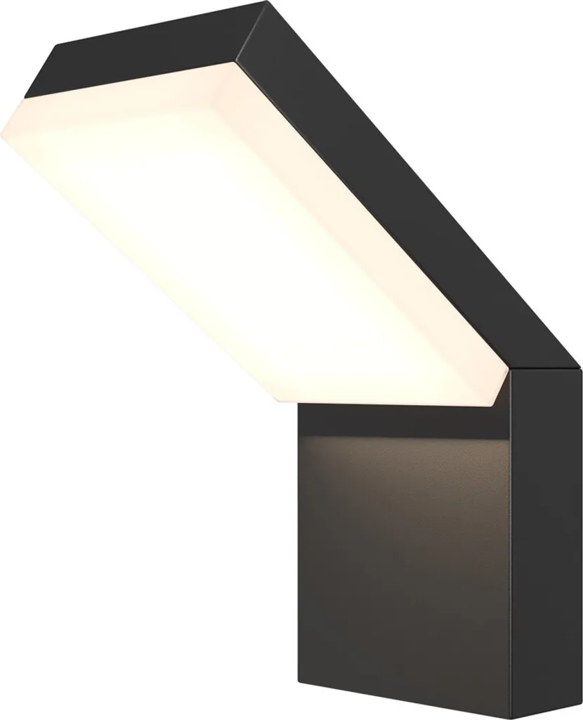 Applique murale LED anti-corrosion Maytoni Paso IP54 pour extérieur noir