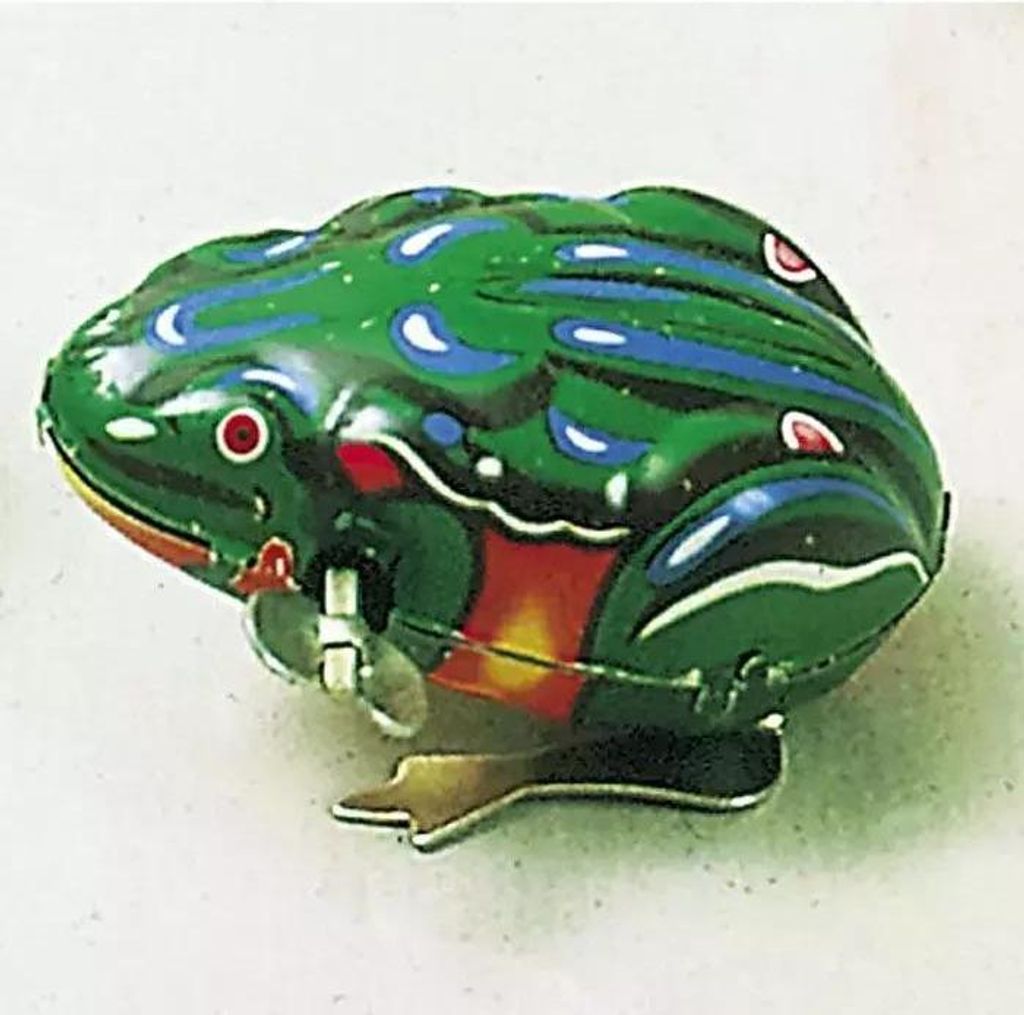 Springende Kröte zum Aufschrauben