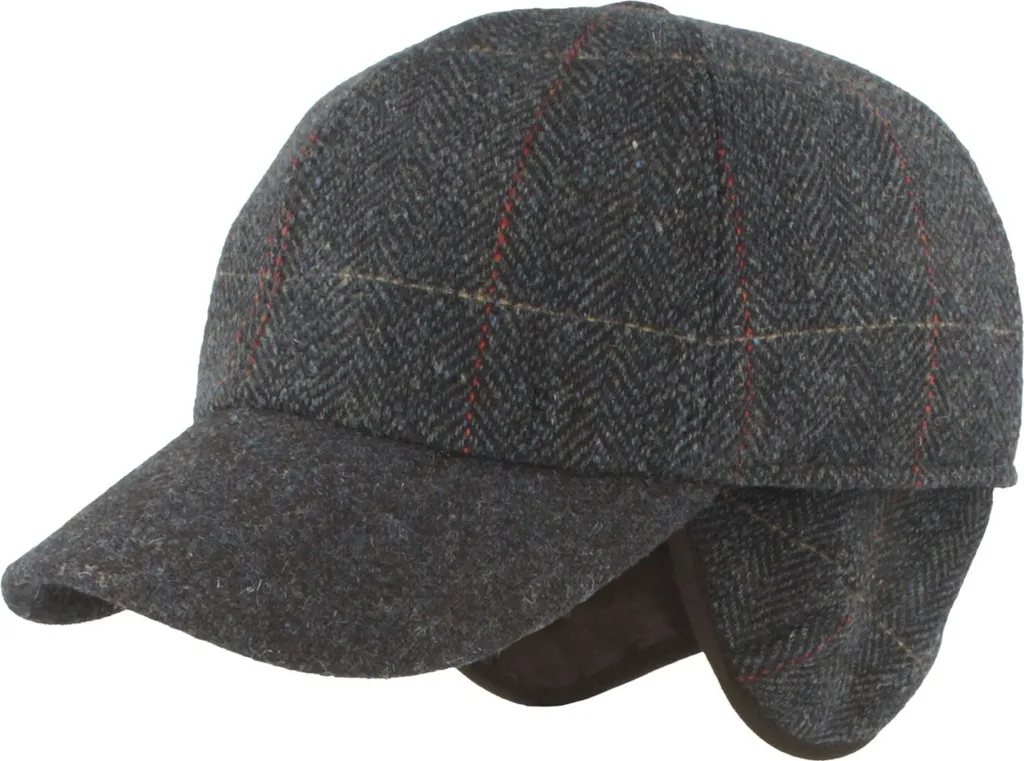 Elegante Cappello Baseball Spina di Pesce Hut-Breiter con Paraorecchie